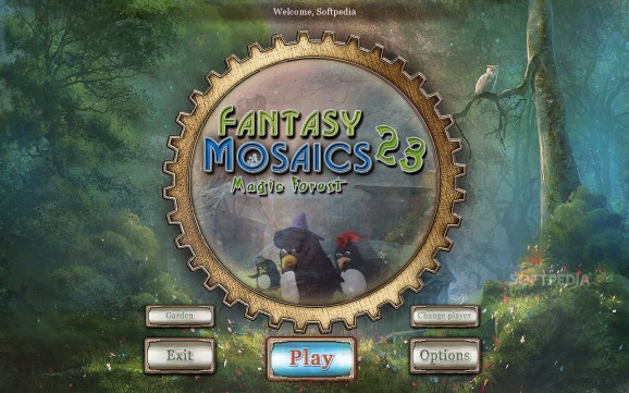 Fantasy Mosaics 23: Magic Forest screenshot