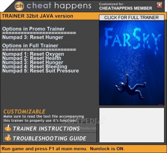 FarSky +1 Trainer screenshot