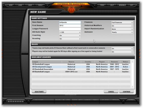 Fast Break Pro Basketball Patch screenshot