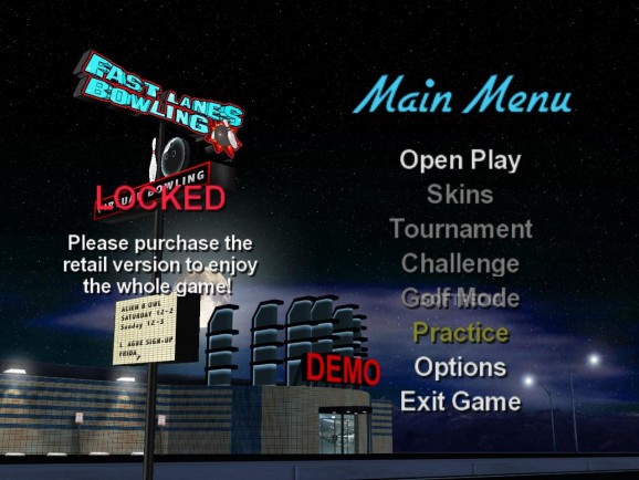 Fast Lanes Bowling Demo screenshot