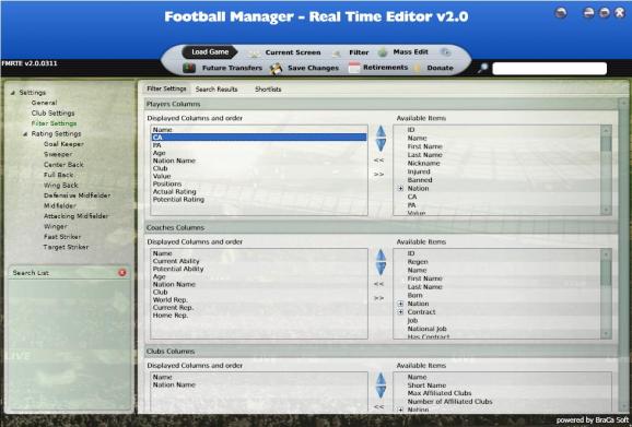Football Manager - Real Time Editor screenshot