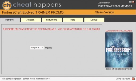 FortressCraft Evolved +1 Trainer screenshot