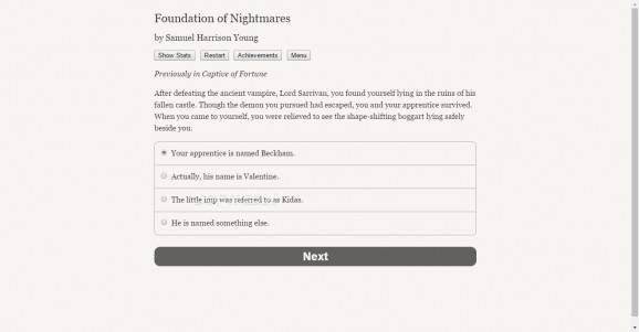 Foundation of Nightmares Demo screenshot
