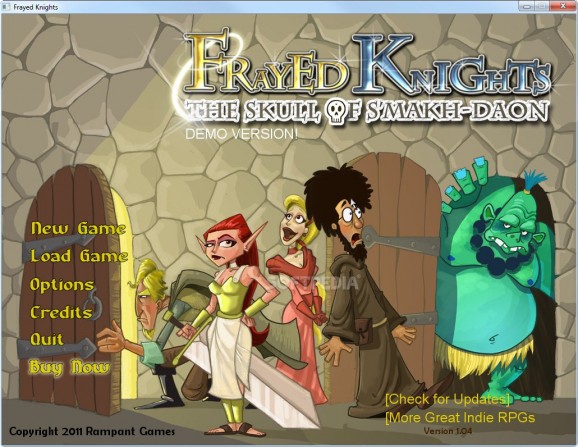 Frayed Knights: The Skull of S'makh-Daon Demo screenshot