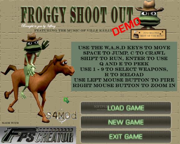 Froggy Shoot Out Demo screenshot