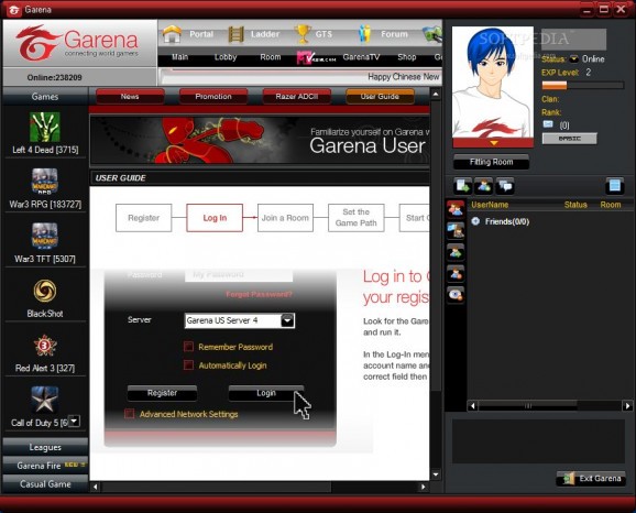 GArena Launcher screenshot
