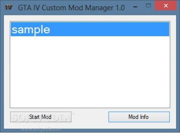 GTA IV Custom Mod Manager screenshot