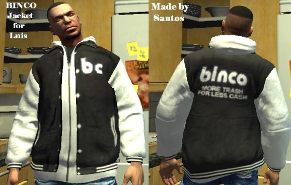 GTA IV: The Ballad of Gay Tony Addon - Binco Jacket for Luis screenshot
