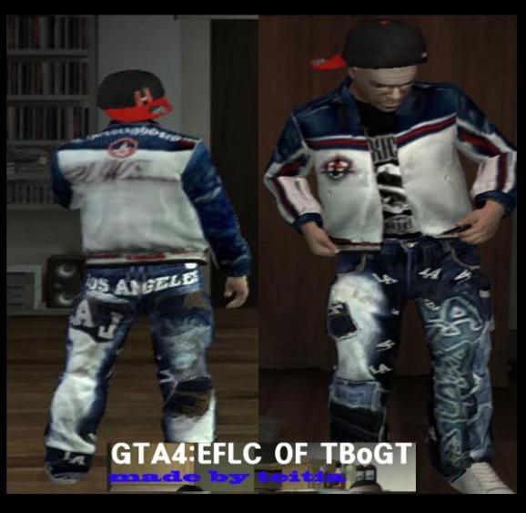 GTA IV: The Ballad of Gay Tony Addon - Blue & White Jacket screenshot