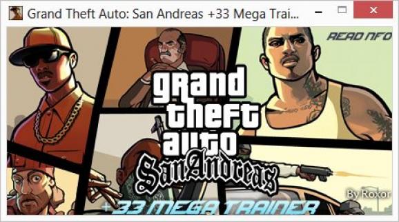 GTA: San Andreas +33 Trainer for 1.0 screenshot