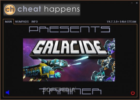 Galacide +3 Trainer screenshot