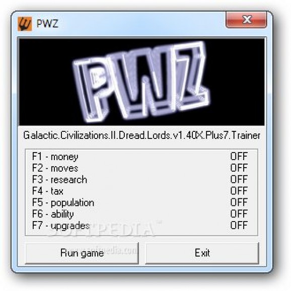 Galactic Civilizations II +7 Trainer for 1.4x screenshot