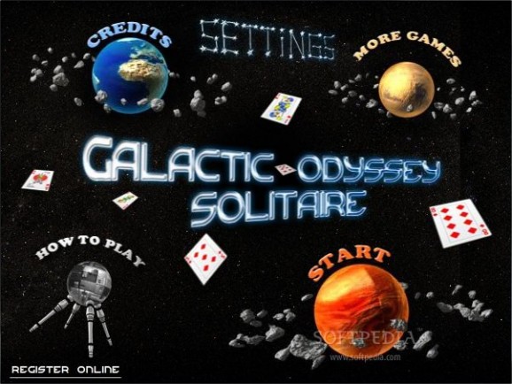 Galactic Odyssey Solitaire screenshot
