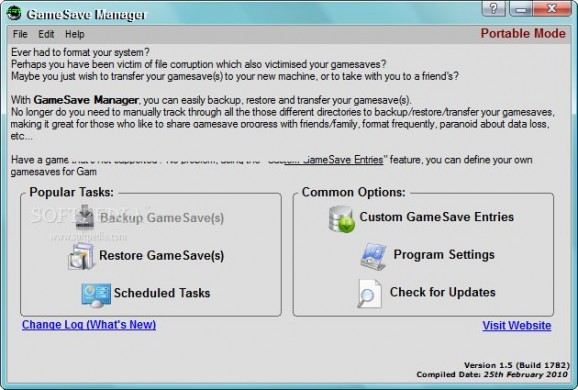 GameSave Manager Database Update screenshot