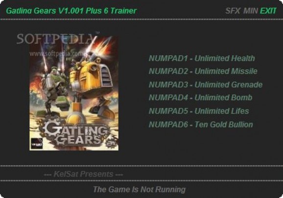 Gatling Gears +6 Trainer for 1.0 screenshot