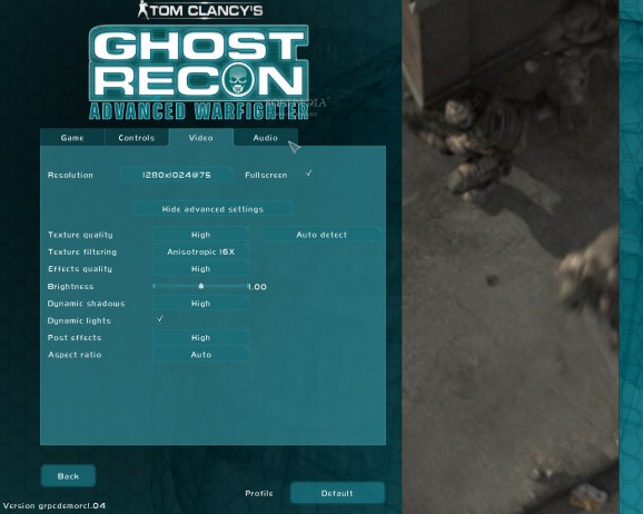 Ghost Recon: Advanced Warfighter Demo screenshot