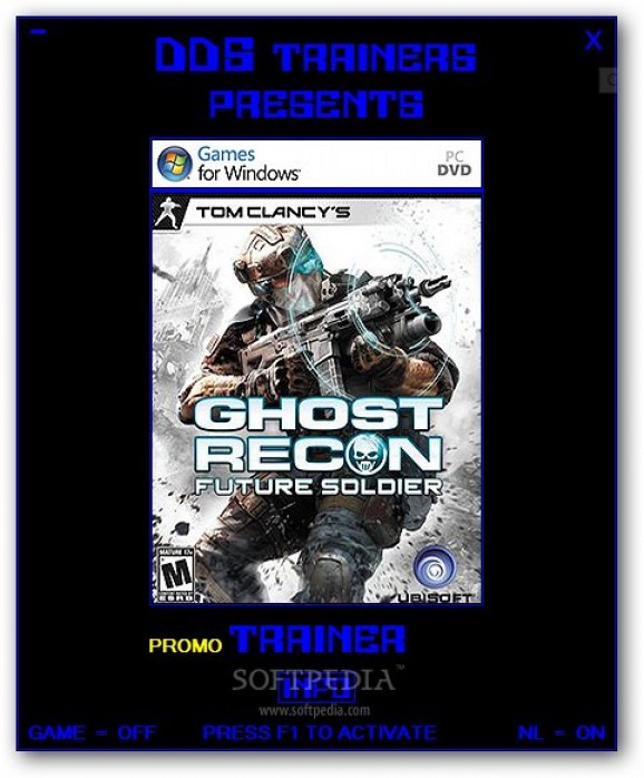 Ghost Recon: Future Soldier +1 Trainer for 1.5.121004 screenshot