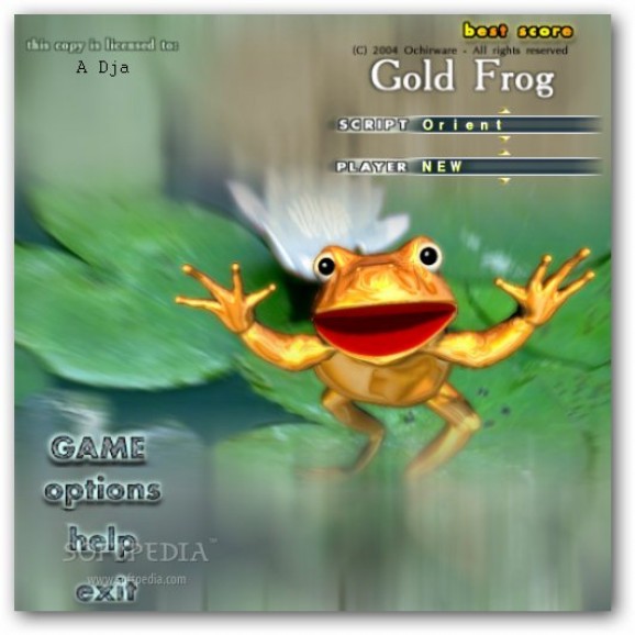 Golden Frog screenshot
