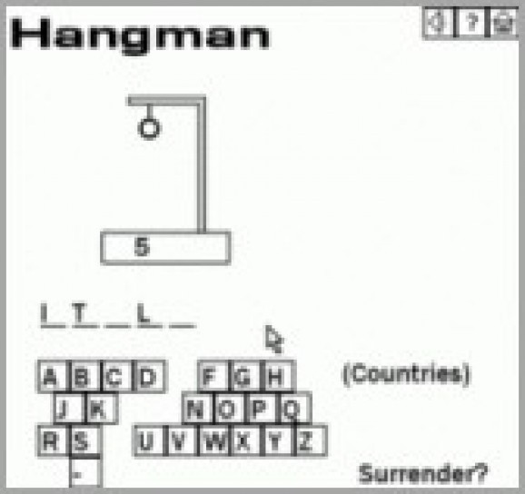 Hangman screenshot