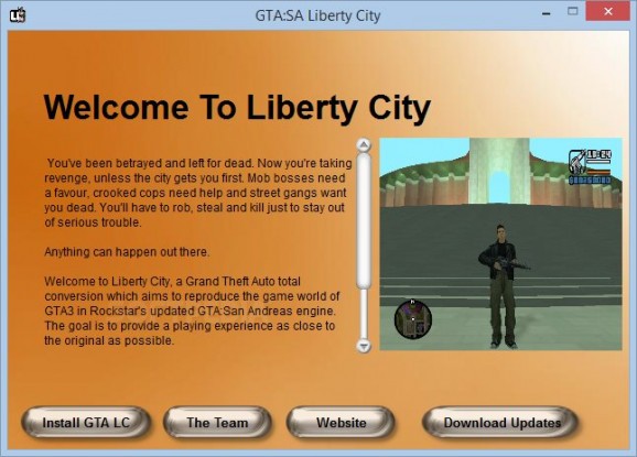 Grand Theft Auto: San Andreas - Liberty City Mod screenshot