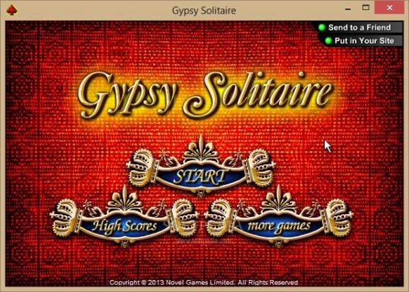 Gypsy Solitaire screenshot