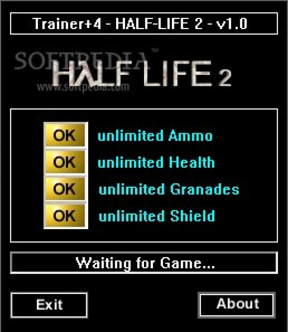Half-Life 2 +4 Trainer for 1.0 screenshot