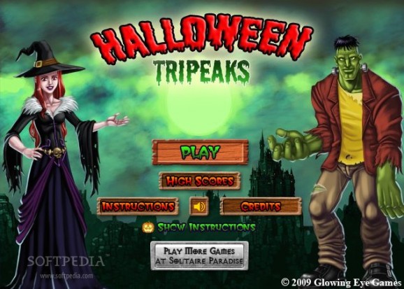 Halloween Tripeaks screenshot