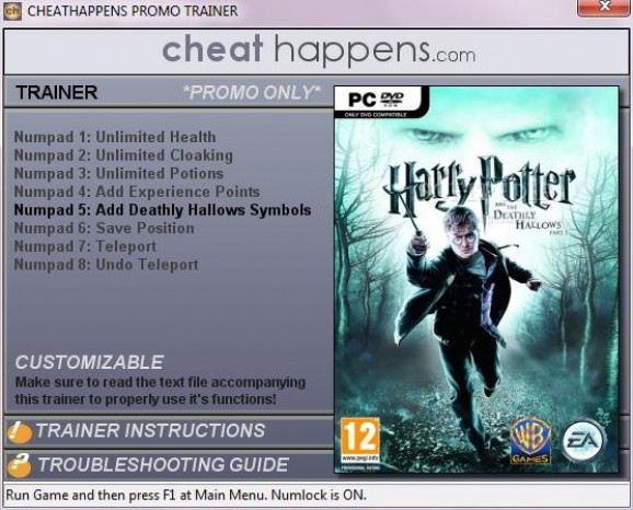 Harry Potter and the Deathly Hallows +1 Trainer screenshot