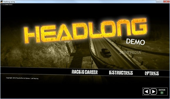 Headlong Racing Demo screenshot