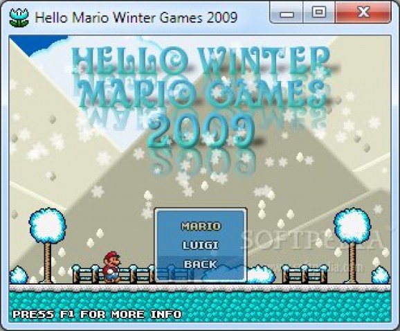 Hello Winter Mario Games 2009 screenshot