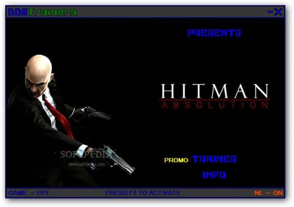 Hitman: Absolution +1 Trainer for 1.0.433.1 screenshot