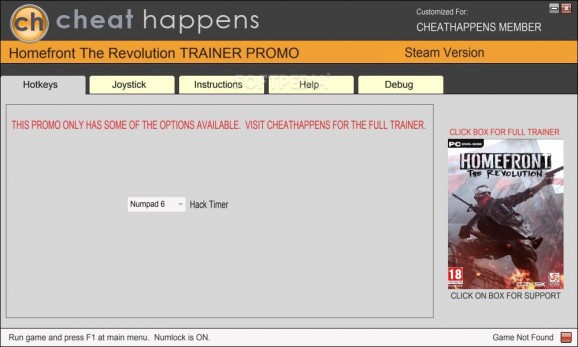 Homefront: The Revolution +1 Trainer screenshot