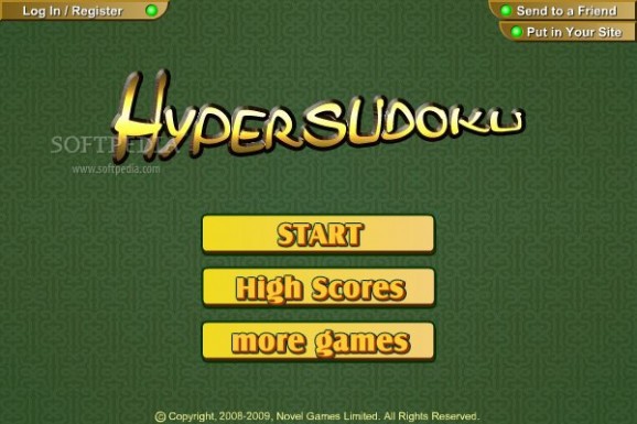 Hypersudoku screenshot