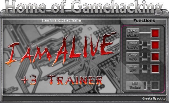 I am Alive +3 Trainer for 1.01 screenshot