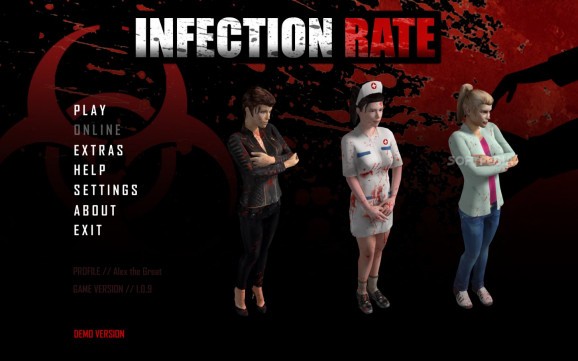 Infection Rate Demo screenshot