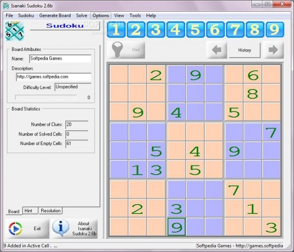 Isanaki Sudoku screenshot