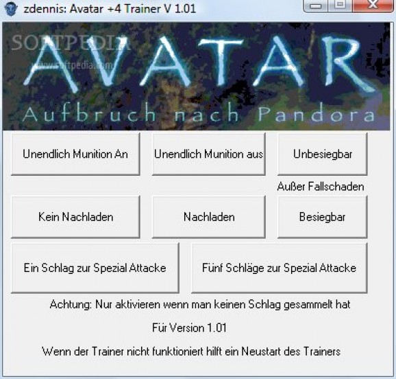 James Cameron's Avatar: The Game +4 Trainer for 1.01 screenshot
