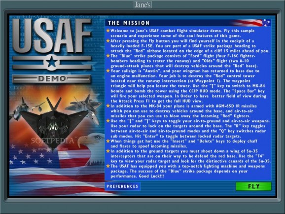Jane's USAF Demo screenshot