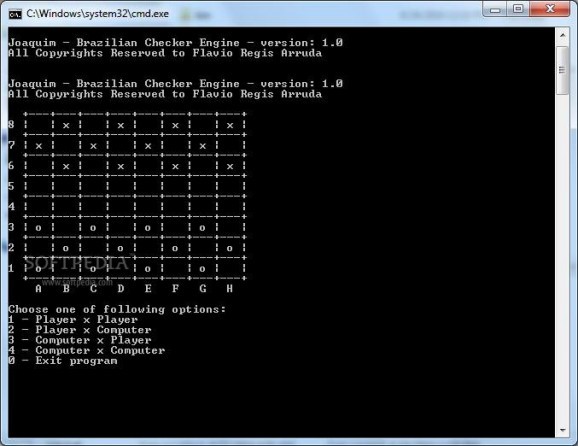 Joaquim Brazilian Checkers Game screenshot