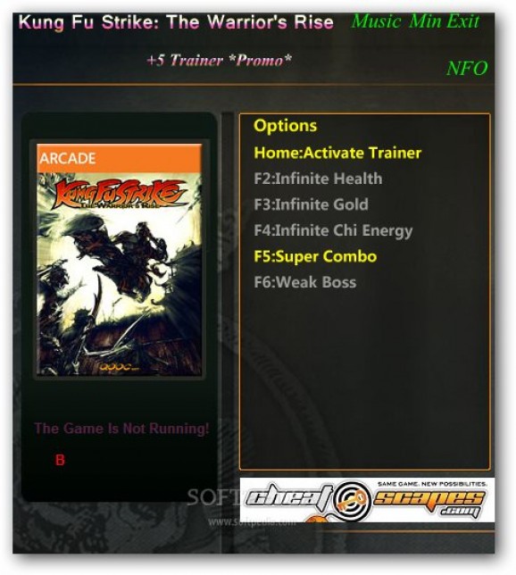 Kung-Fu Strike: The Warrior's Rise +1 Trainer screenshot