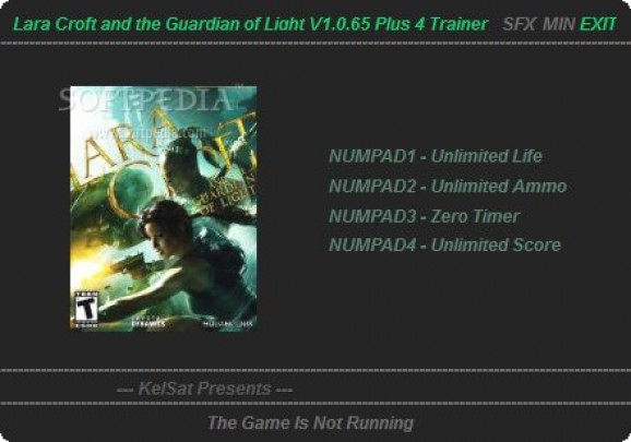 Lara Croft and the Guardian of Light +4 Trainer screenshot