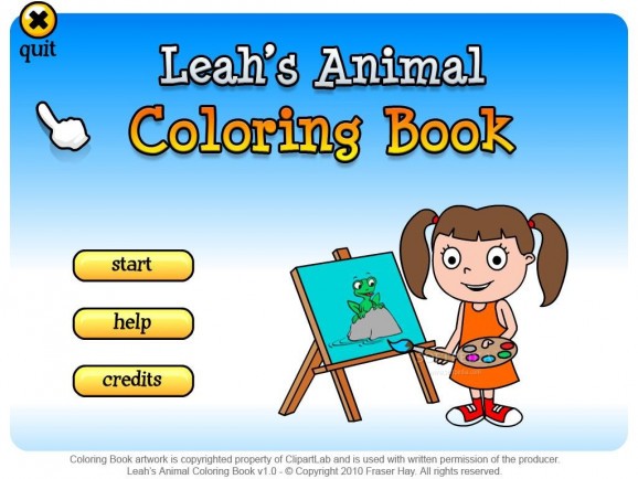 Leah's Animal Coloring Book screenshot