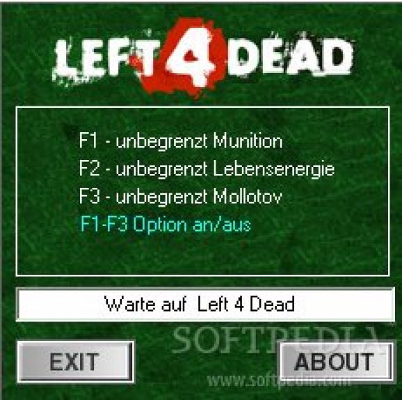 Left 4 Dead +3 Trainer screenshot