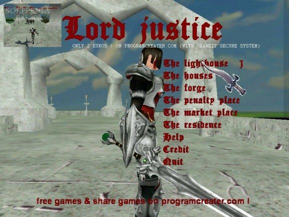 Lord Justice Demo screenshot