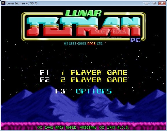 Lunar Jetman screenshot