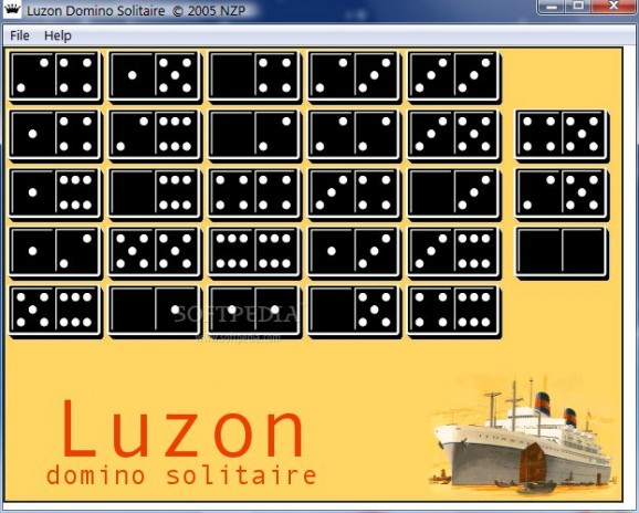 Luzon Domino Solitaire screenshot