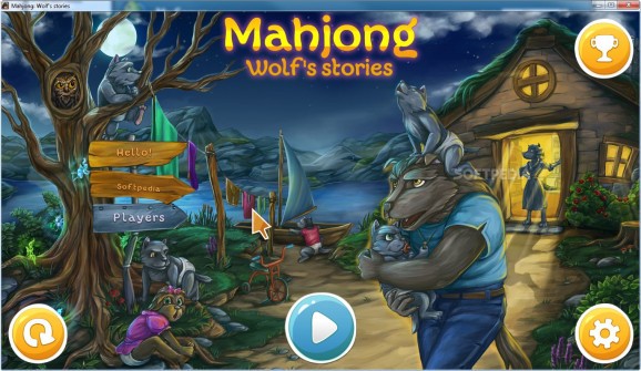 Mahjong: Wolf's Stories screenshot
