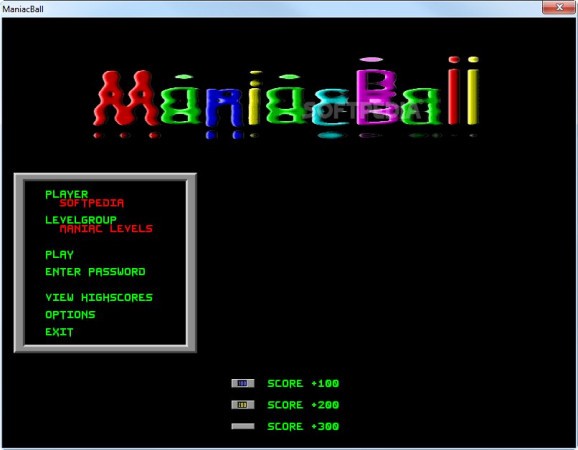 ManiacBall Demo screenshot