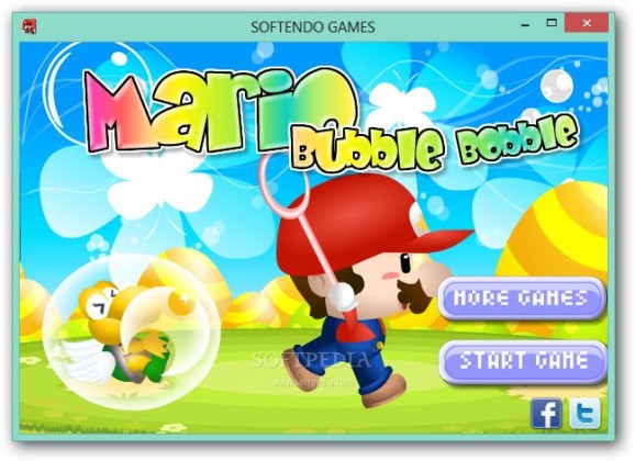 Mario Bubble Bobble screenshot