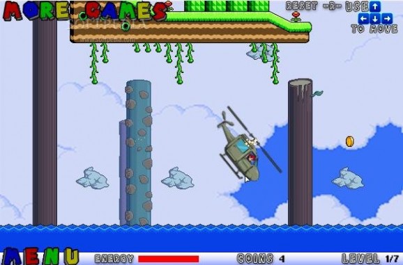 Mario Helicopter screenshot